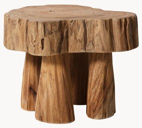 Sgabello fatto a mano in teak Log