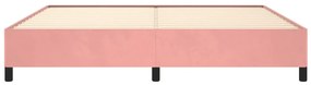 Giroletto rosa 200x200 cm in velluto