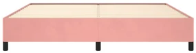 Giroletto rosa 200x200 cm in velluto