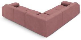 Divano angolare rosa (angolo variabile/ad L) Molino - Micadoni Home