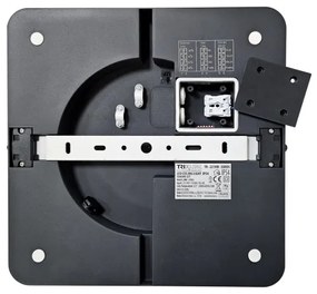 Plafoniera LED da bagno con sensore ELLÉ LED/24W/230V 26x26 cm IP54 antracite