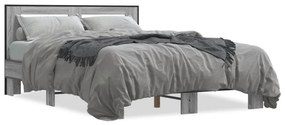 Giroletto Grigio Sonoma 140x200 Cm İn Legno Multistrato Metallo /