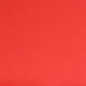 Poggiapiedi rosso 60x60x36 cm in similpelle