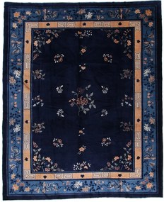 Peking Tappeto orientale 420x340 Blu (Cina) Annodato A Mano