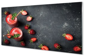 Pannello paraschizzi cucina Cocktail alla fragola 100x50 cm