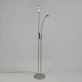 Lampada da terra moderna in acciaio dimmerabile - Luxor