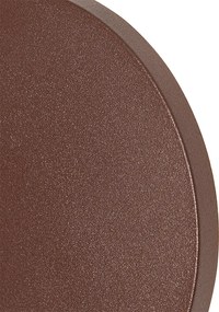 Lampada da parete moderna per esterni marrone ruggine con LED IP54 - Skyf