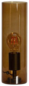 ByRydens 2820570-5512 - Lampada da tavolo FLAKE 1xE27/8W/230V marrone/fumé