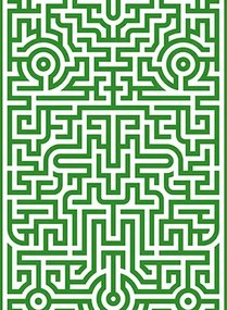 Tapete JOB-02 Labyrinth von Studio Job