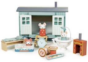 Tender Leaf - Carrozzone in legno con topolini