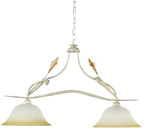 Lampadario Neoclassico Lucrezia 2x E27