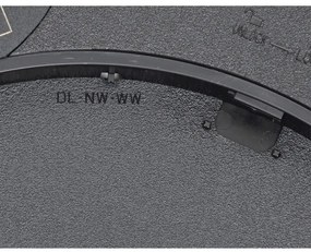 Fulgur 42366 - Plafoniera LED NOMY LED/50W/230V diametro 60 cm nero