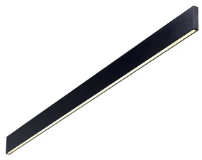 Applique Moderna Linus Alluminio Nero Led 32W 4000K Luce Naturale