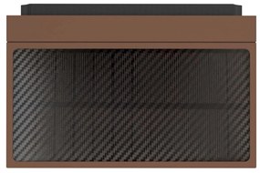 Applique LED Solare Minimal Corten con Sensore di Movimento Colore Bianco Naturale 4.000K