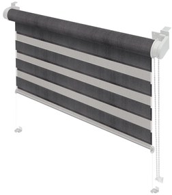 Tenda a pacchetto giorno/notte grigio scuro 42,5x150 cm Zebra – Gardinia