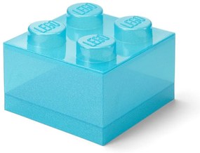 Scatola per bambini azzurra in plastica 25x25x18 cm – LEGO®