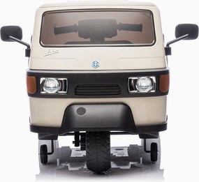 Macchina Elettrica per Bambini Licenza Piaggio Apecar 12V Bianco...
