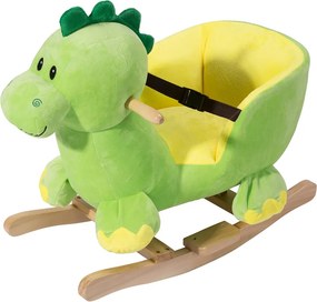 Dinosauro a Dondolo Cavalcabile Peluche Giocattolo Bambini con Suono...