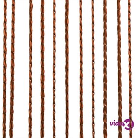 vidaXL 2 Pz Tende a Fili 140x250 cm Marroni