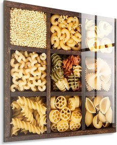 Dipinto su vetro 30x30 cm Pasta Box – Styler