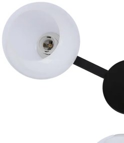Lampadario a sospensione con filo CALDERA 3xE27/60W/230V nero
