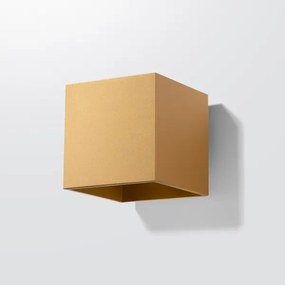 Sollux Sl.1183 - Faretto da parete QUAD 1xG9/8W/230V oro