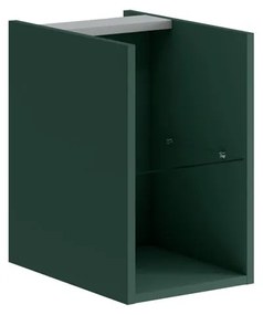 Base per mobile bagno Opera P 45.5 x L 30 x H 50 cm laccato opaco verde foresta