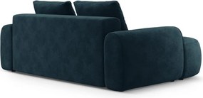 Divano color petrolio con rivestimento in velluto 200 cm Linz – Cosmopolitan Design