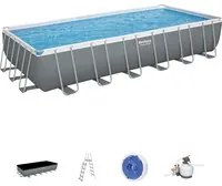 Piscina fuori terra 732x366x132 cm Power Steel Frame Bestway