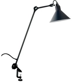 201 Lampada da Tavolo Conico Nero/Blu - Lampe Gras