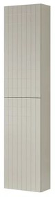 Colonna per mobile bagno Pixel Grid 2 ante P 27 x L 30 x H 160 cm grigio pastello