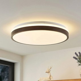 Lindby Hudsona plafoniera LED, marrone