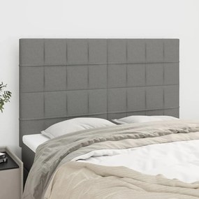 Testiere 4 Pz Grigio Scuro 72x5x78/88 Cm İn Tessuto /