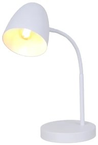 Globo 50870107 - Lampada da tavolo JASON 1xE14/25W/230V bianco