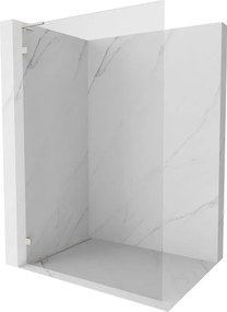 Mexen Lunar L parete doccia Walk-in sinistra 80 x 200 cm, trasparente 8 mm, nichel spazzolato - 830L-080-000-97-00-L