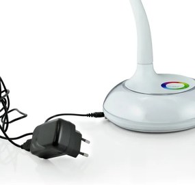 Lampada LED RGB da tavolo COSMOS 6,5W/230V bianco