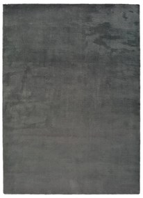 Tappeto grigio scuro , 80 x 150 cm Berna Liso - Universal