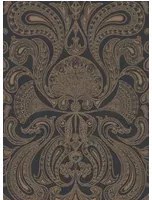 Cole & Son Carta da parati Malabar - Bronze on Black