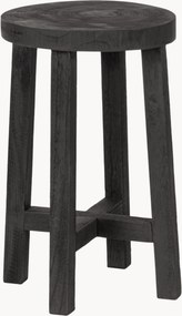 Set di 2 tavolini rotondi in legno di paulownia Yako