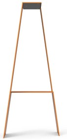 Gamba per mobili STEELMI TRES in acciaio arancione satinato P 15 x H 71 cm