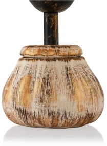 Lampada da tavolo RAMZES 1xE27/40W/230V crema/dorata