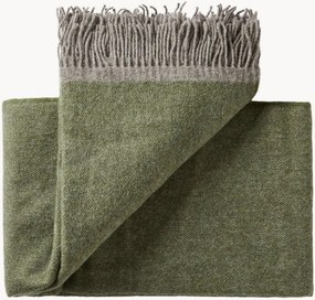 Coperta in lana con frange Alrø