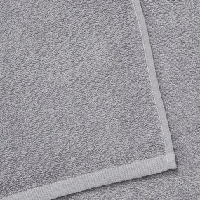 Asciugamano grigio in cotone ad asciugatura rapida 120x70 cm Quick Dry - Catherine Lansfield