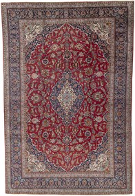 Kashan Tappeto persiano 240x370 Rosso (Iran) Annodato A Mano