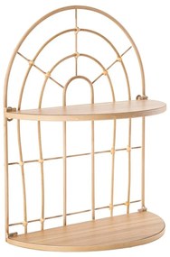 Scaffale in metallo a castello in colore naturale Arch - Mauro Ferretti