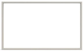 Gamba per mobili rettangolare STEELMI Tube in acciaio cromo opaco L 118 x P 8 x H 71 cm