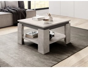 Tavolino da salotto OLAF grigio cemento/antracite