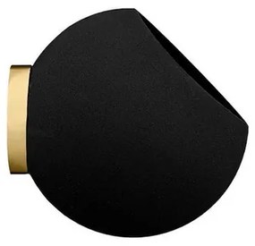 Globe Wall Vaso per Piante Ø21xH18,8 Black/Gold - AYTM