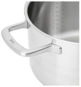 Casseruola in acciaio inox con coperchio incluso per induzione 5,5 l Lucca 3.0 – FABINI