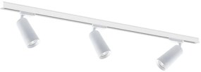Faretto in rail system MICA 3xGU10/25W/230V bianco